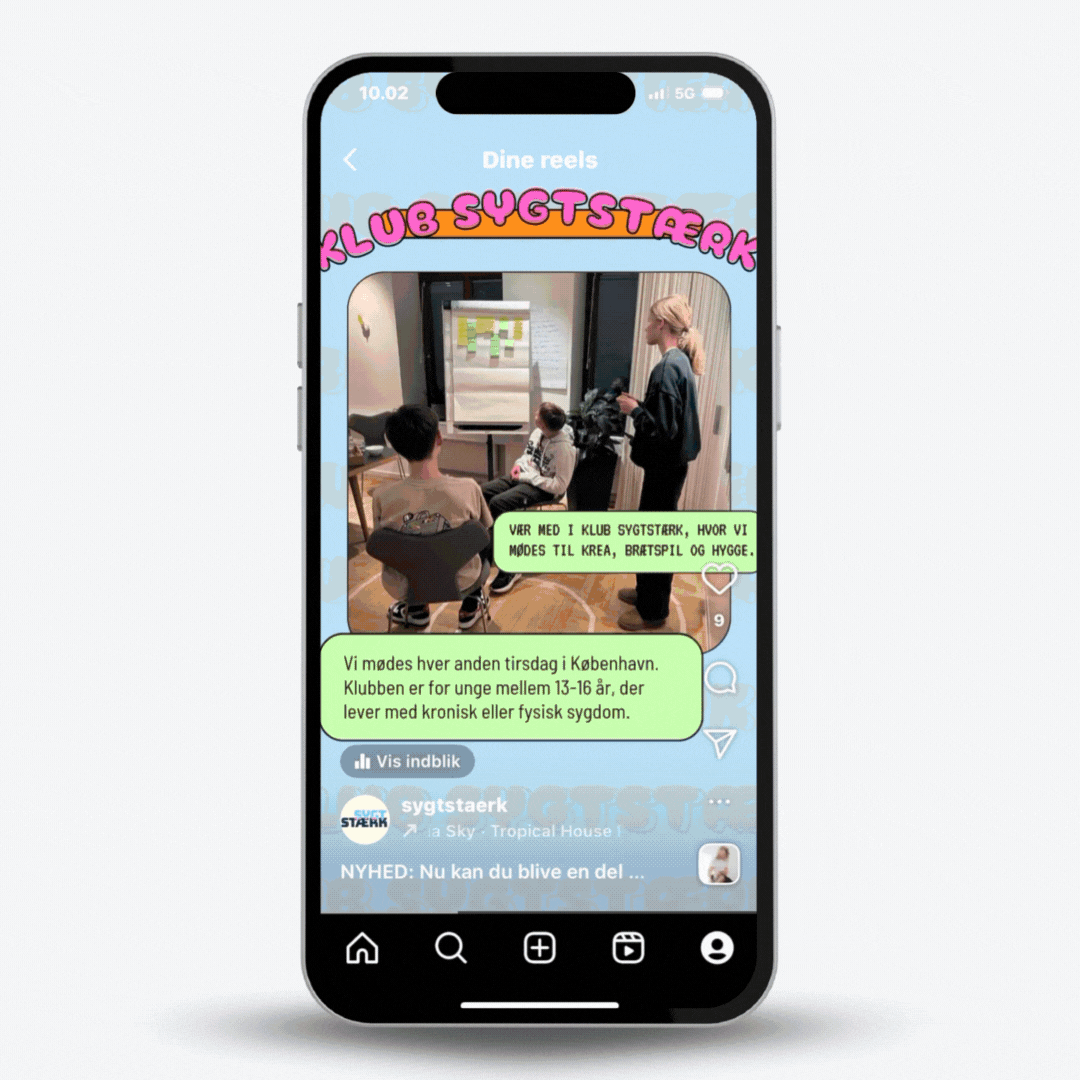 Video med instagramfeed.
