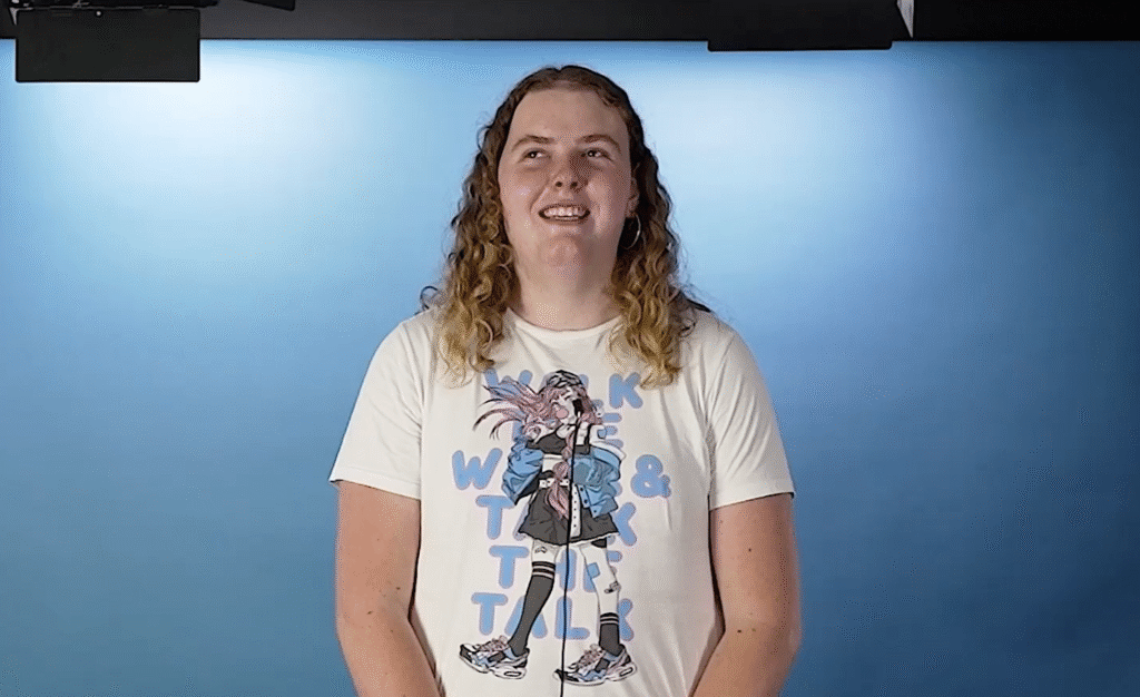 Billede af Tobias fra fortællerkorpset. 